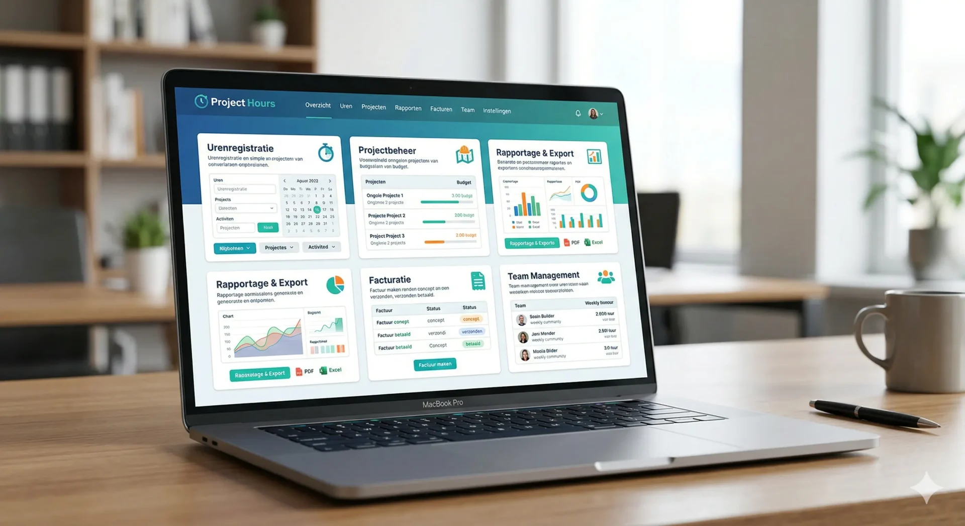 Functies van urenregistratiesoftware